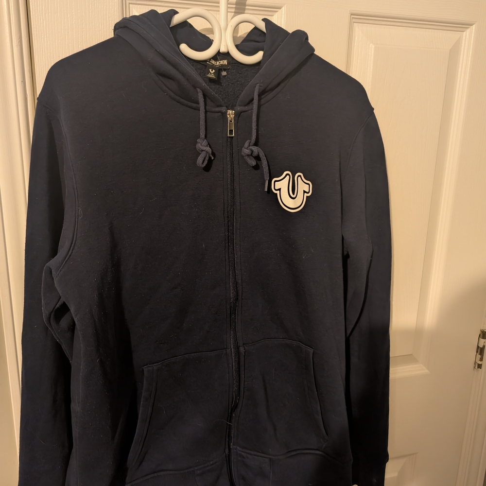 True Religion Navy Blue Hoodie